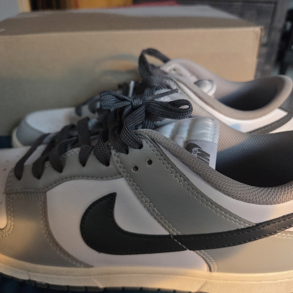 Nike Men's Gray and White Sneakers
